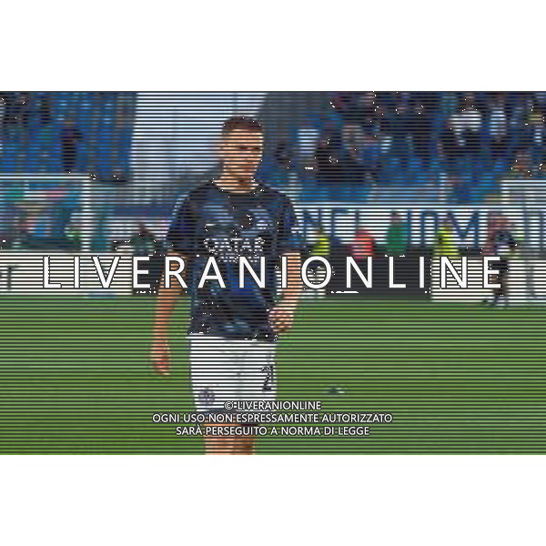 TVEM May 23, 2025 Como, Italy - Como 1907 vs FC Inter - Italian soccer serie A 2024/25 - Giuseppe Sinigaglia Stadium. In the pic: Kristjan Asllani of FC Inter ©TVEM Emmanuele Mastrodonato - AGENZIA ALDO LIVERANI SAS