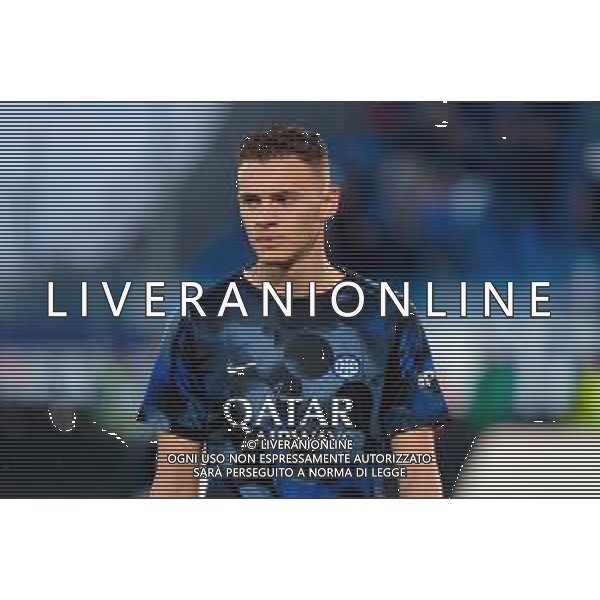 TVEM May 23, 2025 Como, Italy - Como 1907 vs FC Inter - Italian soccer serie A 2024/25 - Giuseppe Sinigaglia Stadium. In the pic: Kristjan Asllani of FC Inter ©TVEM Emmanuele Mastrodonato - AGENZIA ALDO LIVERANI SAS