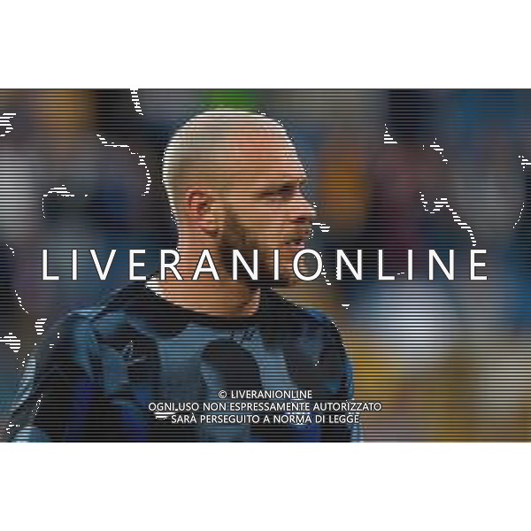 TVEM May 23, 2025 Como, Italy - Como 1907 vs FC Inter - Italian soccer serie A 2024/25 - Giuseppe Sinigaglia Stadium. In the pic: Federico Dimarco of FC Inter ©TVEM Emmanuele Mastrodonato - AGENZIA ALDO LIVERANI SAS