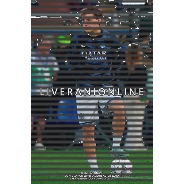 TVEM May 23, 2025 Como, Italy - Como 1907 vs FC Inter - Italian soccer serie A 2024/25 - Giuseppe Sinigaglia Stadium. In the pic: Nicolò Barella of FC Inter ©TVEM Emmanuele Mastrodonato - AGENZIA ALDO LIVERANI SAS