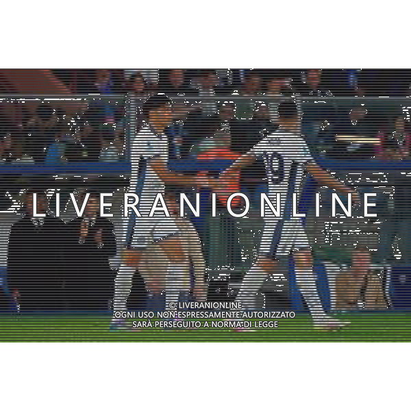 TVEM May 23, 2025 Como, Italy - Como 1907 vs FC Inter - Italian soccer serie A 2024/25 - Giuseppe Sinigaglia Stadium. In the pic: Joaquín Correa of FC Inter and Mehdi Taremi of FC Inter ©TVEM Emmanuele Mastrodonato - AGENZIA ALDO LIVERANI SAS