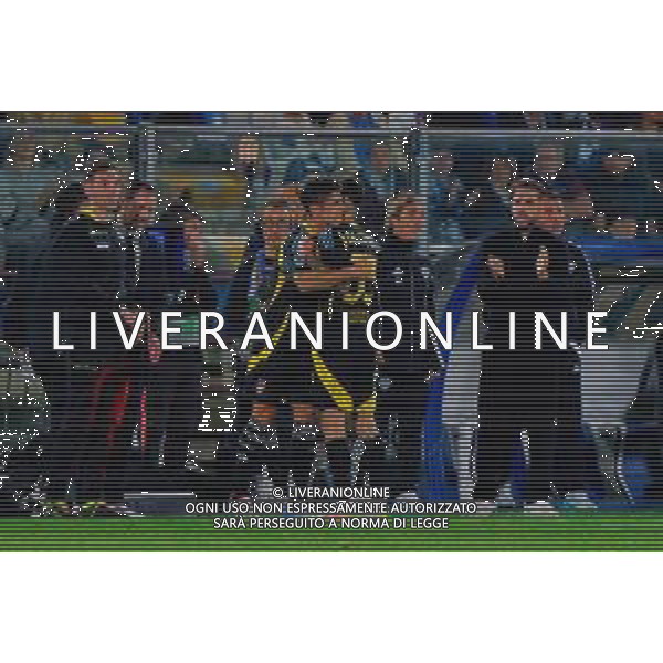 TVEM May 23, 2025 Como, Italy - Como 1907 vs FC Inter - Italian soccer serie A 2024/25 - Giuseppe Sinigaglia Stadium. In the pic: Alessio Iovine of Como 1907 and Lucas da Cunha of Como 1907 ©TVEM Emmanuele Mastrodonato - AGENZIA ALDO LIVERANI SAS