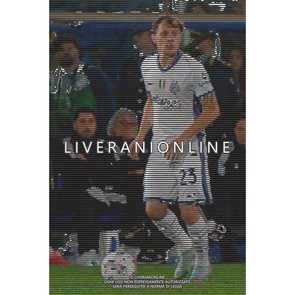 TVEM May 23, 2025 Como, Italy - Como 1907 vs FC Inter - Italian soccer serie A 2024/25 - Giuseppe Sinigaglia Stadium. In the pic: Nicolò Barella of FC Inter ©TVEM Emmanuele Mastrodonato - AGENZIA ALDO LIVERANI SAS