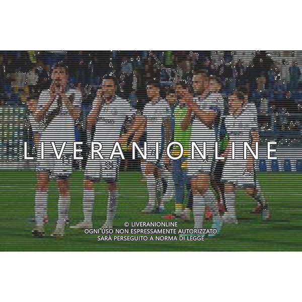 TVEM May 23, 2025 Como, Italy - Como 1907 vs FC Inter - Italian soccer serie A 2024/25 - Giuseppe Sinigaglia Stadium. In the pic: the FC Inter players applauds fans ©TVEM Emmanuele Mastrodonato - AGENZIA ALDO LIVERANI SAS