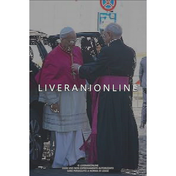 Roma - 25 Maggio 2025 Papa Leone XIV incontra il Sindaco di Roma Roberto Gualtieri ai piedi del Campidoglio Nella Foto: Papa Leone XIV Andrea Bracaglia - AGENZIA ALDO LIVERANI SAS