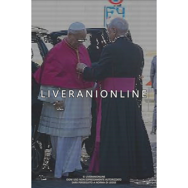 Roma - 25 Maggio 2025 Papa Leone XIV incontra il Sindaco di Roma Roberto Gualtieri ai piedi del Campidoglio Nella Foto: Papa Leone XIV Andrea Bracaglia - AGENZIA ALDO LIVERANI SAS