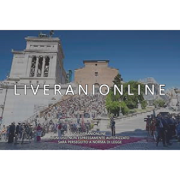 Roma - 25 Maggio 2025 Papa Leone XIV incontra il Sindaco di Roma Roberto Gualtieri ai piedi del Campidoglio Nella Foto: Papa Leone XIV - Roberto Gualtieri Andrea Bracaglia - AGENZIA ALDO LIVERANI SAS