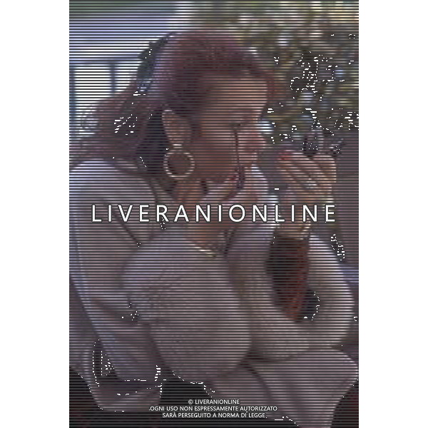 DIAP-RETROSPETTIVA ADRIANA RUSSO ATTRICE NELLA FOTO ADRIANA RUSSO NELL\'ANNO 1990 AG ALDO LIVERANI SAS