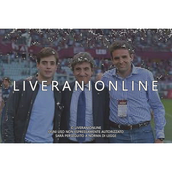 TVMV-Torino 25.05.2025 Stadio Grande Torino @Manuela Viganti/Ag. Aldo Liverani sas Torino vs Roma Campionato Calcio Serie A Enilive 2024/2025 38a giornata Nella foto: urbano cairo con i figli ©TVMV Viganti - AGENZIA ALDO LIVERANI SAS