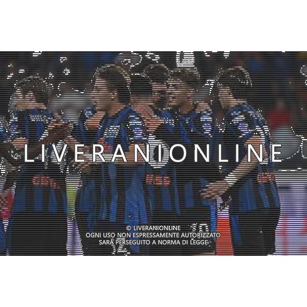TVRG Atalanta vs Parma nella foto giocatori Atalanta esultanza dopo il gol dell\'1 a 0 Bergamo 25-05-2025 Gewiss Stadium Campionato Serie A Enilive - 38a giornata foto Roberto Garavaglia/Agenzia Aldo Liverani sas