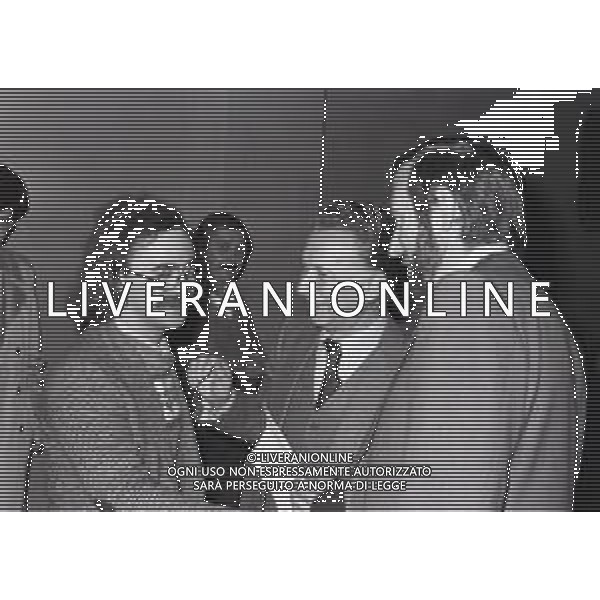 NEG-RETROSPETTIVA MAURIZIO NICHETTI ATTORE NELLA FOTO MAURIZIO NICHETTI IN UNA CONFERENZA STAMPA A MILANO NELL\'ANNO 1979 AG ALDO LIVERANI SAS