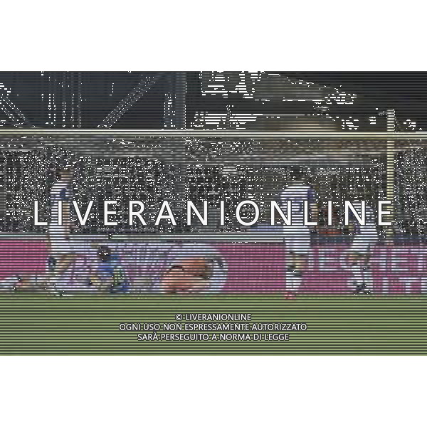 Jacopo Fazzini of Empoli FC scores a goal during Empoli FC vs Hellas Verona FC, 38° Serie A Enilive 2024-25 game at Carlo Castellani stadium in Empoli (FI), Italy, on May 25, 2025. (Photo by Davide Casentini)- AGENZIA ALDO LIVERANI SAS
