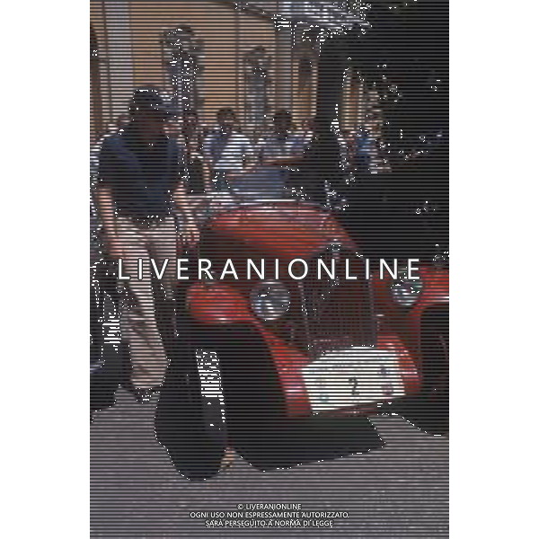 DIAP-RETROSPETTIVA NIKI LAUDA PILOTA F1 NELLA FOTO NIKI LAUDA ANNI 80 A PARMA AG ALDO LIVERANI SAS