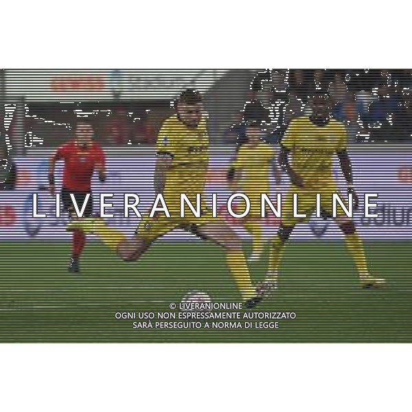 TVRG Atalanta vs Parma nella foto Antoine Hainaut (Parma) segna il gol dell\'1 a 2 Bergamo 25-05-2025 Gewiss Stadium Campionato Serie A Enilive - 38a giornata foto Roberto Garavaglia/Agenzia Aldo Liverani sas