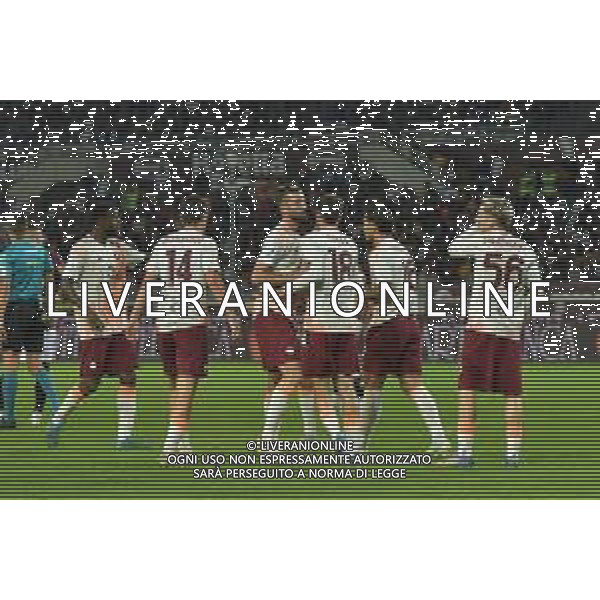 TVMV-Torino 25.05.2025 Stadio Grande Torino @Manuela Viganti/Ag. Aldo Liverani sas Torino vs Roma Campionato Calcio Serie A Enilive 2024/2025 38a giornata Nella foto: esultanza roma dopo il gol di alexis saelemaekers ©TVMV Viganti - AGENZIA ALDO LIVERANI SAS