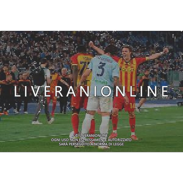 TVEM May 25, 2025 Roma, Italy - SS Lazio vs US Lecce - Italian soccer serie A 2024/25 - Olympic Stadium. In the pic: Þorir Johann Helgason of US Lecce celebrates the victory ©TVEM Emmanuele Mastrodonato - AGENZIA ALDO LIVERANI SAS
