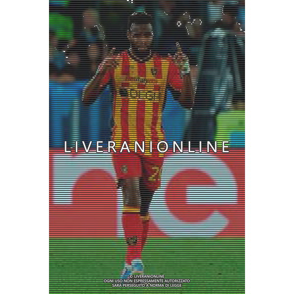 TVEM May 25, 2025 Roma, Italy - SS Lazio vs US Lecce - Italian soccer serie A 2024/25 - Olympic Stadium. In the pic: Lassana Coulibaly of US Lecce celebrates after scoring a goal ©TVEM Emmanuele Mastrodonato - AGENZIA ALDO LIVERANI SAS
