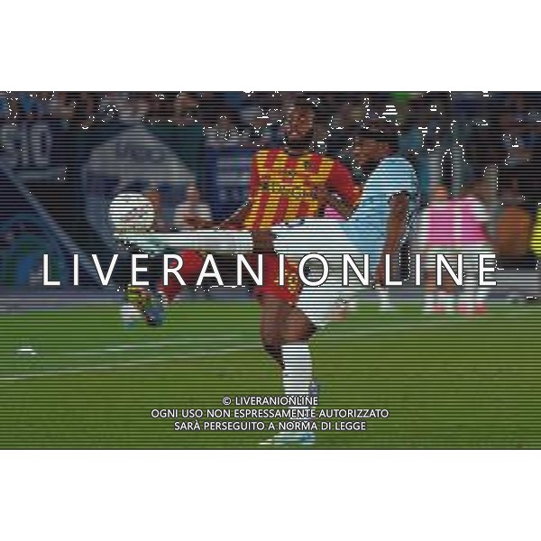 TVEM May 25, 2025 Roma, Italy - SS Lazio vs US Lecce - Italian soccer serie A 2024/25 - Olympic Stadium. In the pic: Nuno Tavares of SS Lazio in action against Lassana Coulibaly of US Lecce ©TVEM Emmanuele Mastrodonato - AGENZIA ALDO LIVERANI SAS