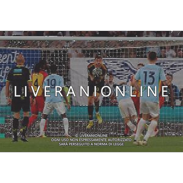 TVEM May 25, 2025 Roma, Italy - SS Lazio vs US Lecce - Italian soccer serie A 2024/25 - Olympic Stadium. In the pic: Wladimiro Falcone of US Lecce ©TVEM Emmanuele Mastrodonato - AGENZIA ALDO LIVERANI SAS