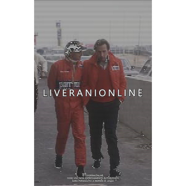 DIAP-RETROSPETTIVA NIKI LAUDA PILOTA F1 NELLA FOTO NIKI LAUDA A LE CASTELLET NELL\'ANNO 1982 AG ALDO LIVERANI SAS