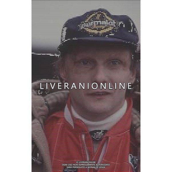 DIAP-RETROSPETTIVA NIKI LAUDA PILOTA F1 NELLA FOTO NIKI LAUDA A LE CASTELLET NELL\'ANNO 1982 AG ALDO LIVERANI SAS