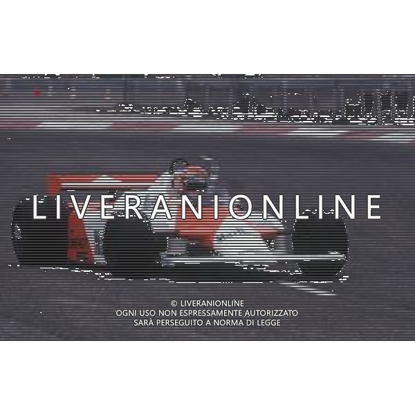 DIAP-RETROSPETTIVA NIKI LAUDA PILOTA F1 NELLA FOTO NIKI LAUDA A LE CASTELLET NELL\'ANNO 1982 AG ALDO LIVERANI SAS