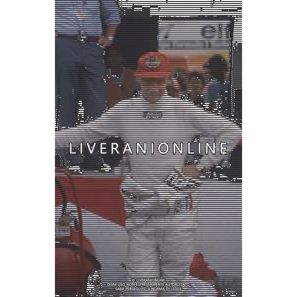 DIAP-RETROSPETTIVA NIKI LAUDA PILOTA F1 NELLA FOTO NIKI LAUDA A LE CASTELLET NELL\'ANNO 1982 AG ALDO LIVERANI SAS