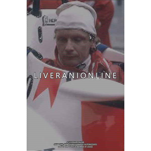 DIAP-RETROSPETTIVA NIKI LAUDA PILOTA F1 NELLA FOTO NIKI LAUDA A LE CASTELLET NELL\'ANNO 1982 AG ALDO LIVERANI SAS