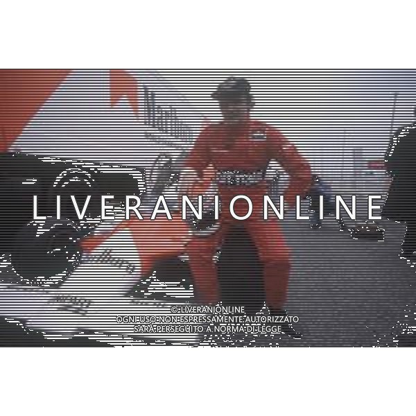 DIAP-RETROSPETTIVA NIKI LAUDA PILOTA F1 NELLA FOTO NIKI LAUDA A LE CASTELLET NELL\'ANNO 1982 AG ALDO LIVERANI SAS