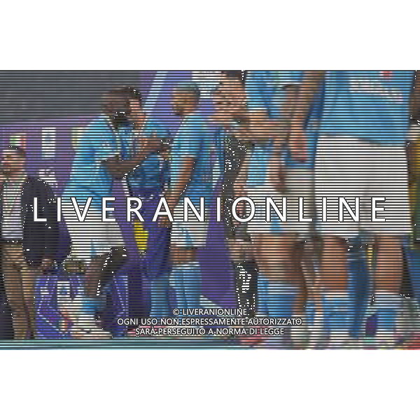 23-05-2025 NAPOLI-CAMPIONATO DI CALCIO SERIE A NAPOLI CAGLIARI NELLA FOTO: FESTA SCUDETTO, Romelu Lukaku FOTO MOSCA \AGENZIA LIVERANI SAS