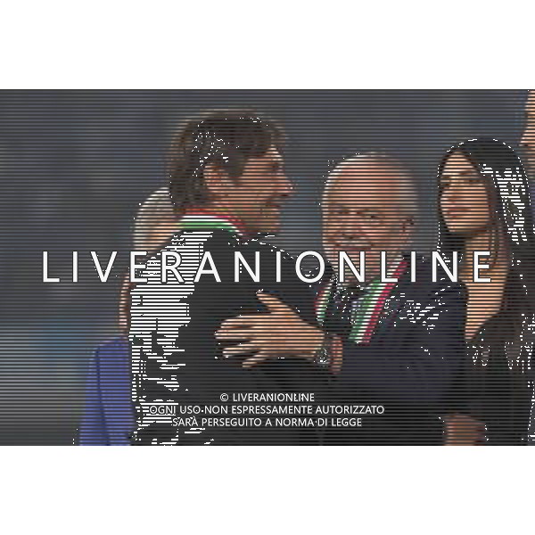 23-05-2025 NAPOLI-CAMPIONATO DI CALCIO SERIE A NAPOLI CAGLIARI NELLA FOTO: FESTA SCUDETTO, ANTONIO CONTE AURELIO DE LAURENTIIS FOTO MOSCA \AGENZIA LIVERANI SAS