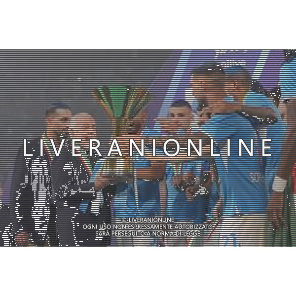 23-05-2025 NAPOLI-CAMPIONATO DI CALCIO SERIE A NAPOLI CAGLIARI NELLA FOTO: FESTA SCUDETTO, AURELIO DE LAURENTIIS FOTO MOSCA \AGENZIA LIVERANI SAS