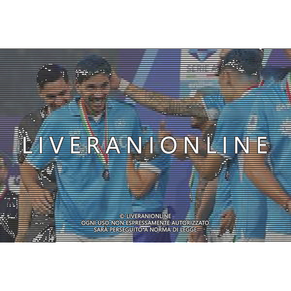 23-05-2025 NAPOLI-CAMPIONATO DI CALCIO SERIE A NAPOLI CAGLIARI NELLA FOTO: FESTA SCUDETTO, Giovanni Simeone FOTO MOSCA \AGENZIA LIVERANI SAS