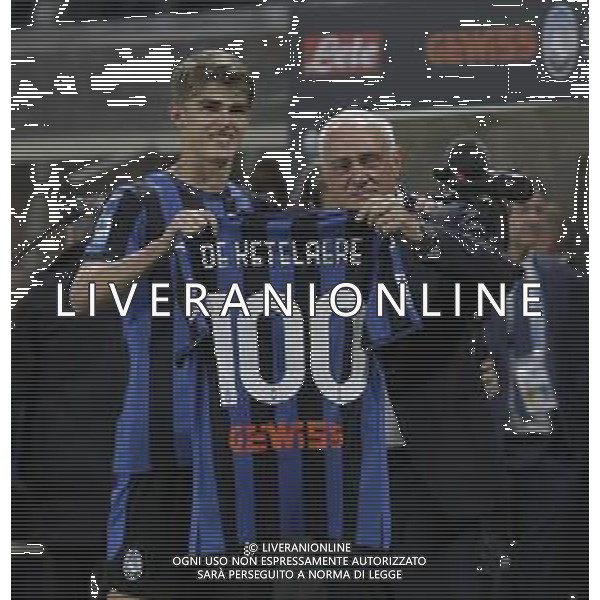 IL PRESIDENTE ANTONIO PERCASSI CON CHARLES DE KETELAERE -ATALANTA vs PARMA Campionato Calcio Serie A 38a giornata 25-05-2025 ©PAOLO GIAMPIETRI - AGENZIA ALDO LIVERANI SAS