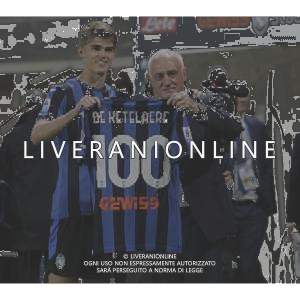 IL PRESIDENTE ANTONIO PERCASSI CON CHARLES DE KETELAERE -ATALANTA vs PARMA Campionato Calcio Serie A 38a giornata 25-05-2025 ©PAOLO GIAMPIETRI - AGENZIA ALDO LIVERANI SAS