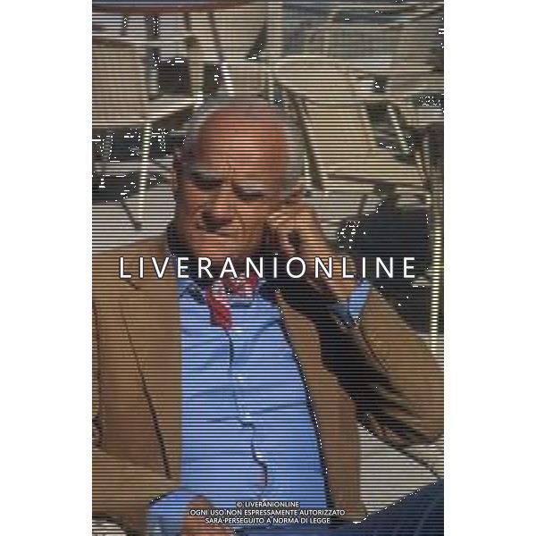 DIAP-RETROSPETTIVA ALBERTO MORAVIA SCRITTORE NELLA FO ALBERTO MORAVA A VENEZIA NELL\'ANNO 1980 AG ALDO LIVERANI SAS