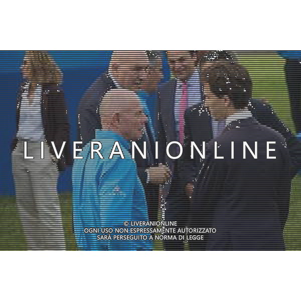 Roma - 26 Maggio 2025 Il Presidente del Consiglio dei Ministri, Giorgia Meloni, partecipa alla ‘Presentazione ufficiale dei trofei della Louis Vuitton Cup e dell\'America\'s Cup‘ Nella Foto: Grant Dalton  Andrea Bracaglia- AGENZIA ALDO LIVERANI SAS