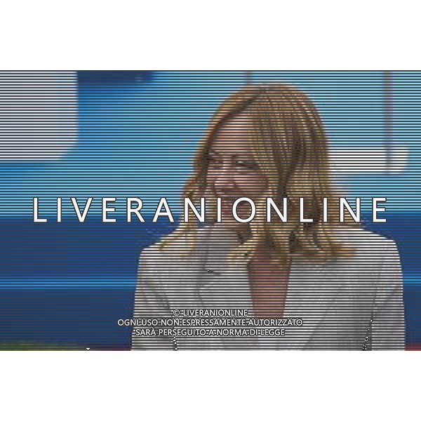 Roma - 26 Maggio 2025 Il Presidente del Consiglio dei Ministri, Giorgia Meloni, partecipa alla ‘Presentazione ufficiale dei trofei della Louis Vuitton Cup e dell\'America\'s Cup‘ Nella Foto: Giorgia Meloni  Andrea Bracaglia- AGENZIA ALDO LIVERANI SAS