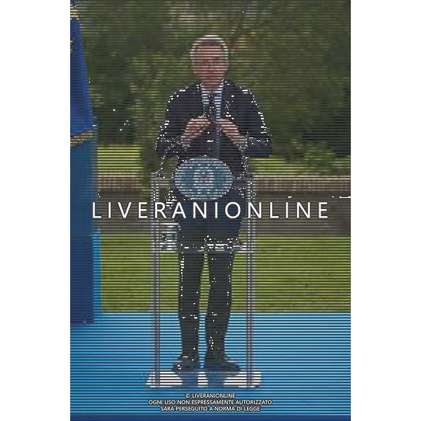 Roma - 26 Maggio 2025 Il Presidente del Consiglio dei Ministri, Giorgia Meloni, partecipa alla ‘Presentazione ufficiale dei trofei della Louis Vuitton Cup e dell\'America\'s Cup‘ Nella Foto: Gaetano Manfredi  Andrea Bracaglia- AGENZIA ALDO LIVERANI SAS