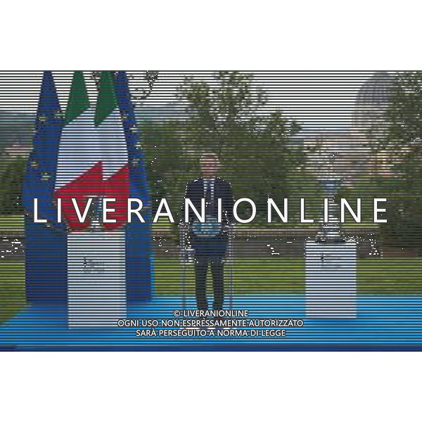 Roma - 26 Maggio 2025 Il Presidente del Consiglio dei Ministri, Giorgia Meloni, partecipa alla ‘Presentazione ufficiale dei trofei della Louis Vuitton Cup e dell\'America\'s Cup‘ Nella Foto: Gaetano Manfredi  Andrea Bracaglia- AGENZIA ALDO LIVERANI SAS