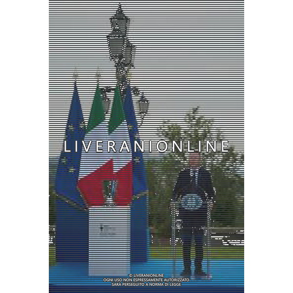 Roma - 26 Maggio 2025 Il Presidente del Consiglio dei Ministri, Giorgia Meloni, partecipa alla ‘Presentazione ufficiale dei trofei della Louis Vuitton Cup e dell\'America\'s Cup‘ Nella Foto: Gaetano Manfredi  Andrea Bracaglia- AGENZIA ALDO LIVERANI SAS
