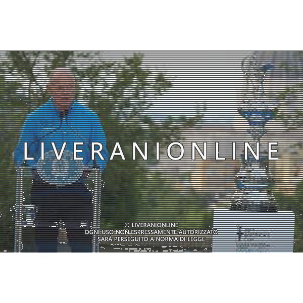 Roma - 26 Maggio 2025 Il Presidente del Consiglio dei Ministri, Giorgia Meloni, partecipa alla ‘Presentazione ufficiale dei trofei della Louis Vuitton Cup e dell\'America\'s Cup‘ Nella Foto: Grant Dalton  Andrea Bracaglia- AGENZIA ALDO LIVERANI SAS
