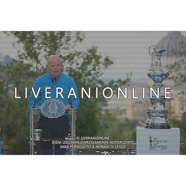 Roma - 26 Maggio 2025 Il Presidente del Consiglio dei Ministri, Giorgia Meloni, partecipa alla ‘Presentazione ufficiale dei trofei della Louis Vuitton Cup e dell\'America\'s Cup‘ Nella Foto: Grant Dalton  Andrea Bracaglia- AGENZIA ALDO LIVERANI SAS