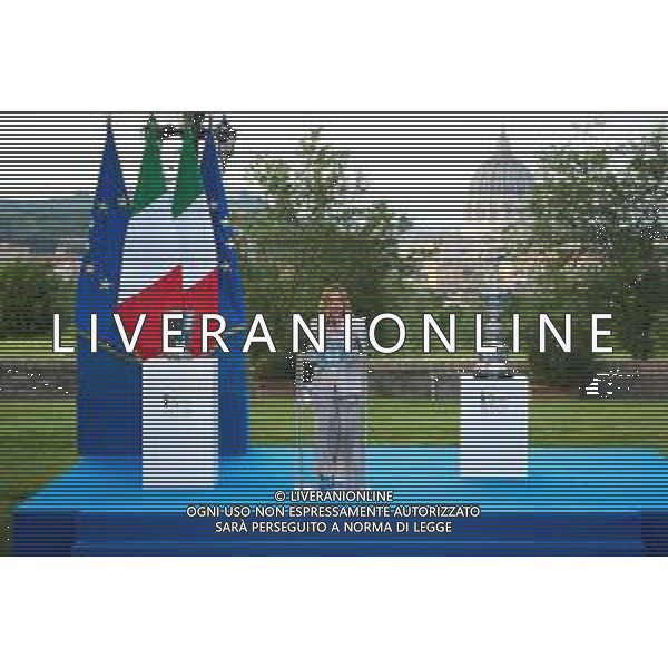 Roma - 26 Maggio 2025 Il Presidente del Consiglio dei Ministri, Giorgia Meloni, partecipa alla ‘Presentazione ufficiale dei trofei della Louis Vuitton Cup e dell\'America\'s Cup‘ Nella Foto: Giorgia Meloni  Andrea Bracaglia- AGENZIA ALDO LIVERANI SAS