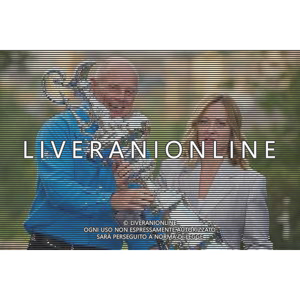 Roma - 26 Maggio 2025 Il Presidente del Consiglio dei Ministri, Giorgia Meloni, partecipa alla ‘Presentazione ufficiale dei trofei della Louis Vuitton Cup e dell\'America\'s Cup‘ Nella Foto: Grant Dalton, Giorgia Meloni  Andrea Bracaglia- AGENZIA ALDO LIVERANI SAS