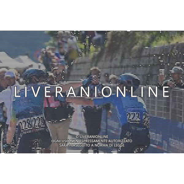 27-05-2025 Giro D\'italia; Tappa 16 Piazzola Sul Brenta - Brentonico San Valentino; 2025, Xds - Astana; Scaroni, Christian; Fortunato, Lorenzo; Brentonico San Valentino; ©SIROTTI - AGENZIA ALDO LIVERANI SAS