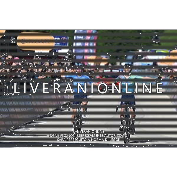 27-05-2025 Giro D\'italia; Tappa 16 Piazzola Sul Brenta - Brentonico San Valentino; 2025, Xds - Astana; Scaroni, Christian; Fortunato, Lorenzo; Brentonico San Valentino; ©SIROTTI - AGENZIA ALDO LIVERANI SAS