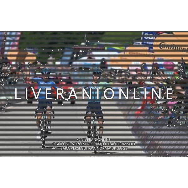 27-05-2025 Giro D\'italia; Tappa 16 Piazzola Sul Brenta - Brentonico San Valentino; 2025, Xds - Astana; Scaroni, Christian; Fortunato, Lorenzo; Brentonico San Valentino; ©SIROTTI - AGENZIA ALDO LIVERANI SAS