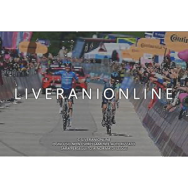 27-05-2025 Giro D\'italia; Tappa 16 Piazzola Sul Brenta - Brentonico San Valentino; 2025, Xds - Astana; Scaroni, Christian; Fortunato, Lorenzo; Brentonico San Valentino; ©SIROTTI - AGENZIA ALDO LIVERANI SAS