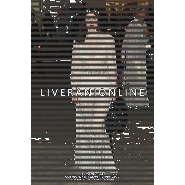 Roma - 27 Maggio 2025 Arrivi delle Celebrita\' alla sfilata "Cruise 2026" di Dior a Villa Albani Torlonia a Roma Nella Foto: Alexandra Daddario foto-Andrea Bracaglia-ag aldo liverani sas